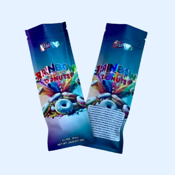 Custom Printed 2.5x6” Pre Roll Mylar Bags